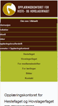 Mobile Screenshot of hestefag.no